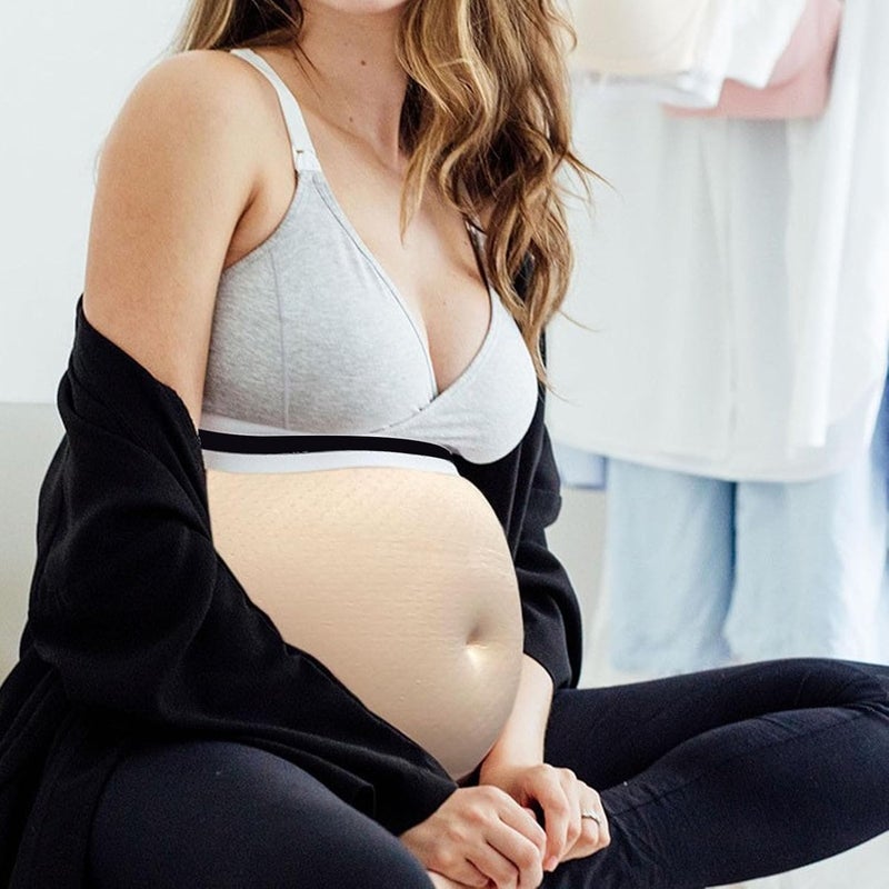 fosa Fake Pregnant Woman Belly, Lightweight Foam Fake Belly, Soft Breathable Sponge, Lifelike, for Cosplay Halloween Christmas - Image 4